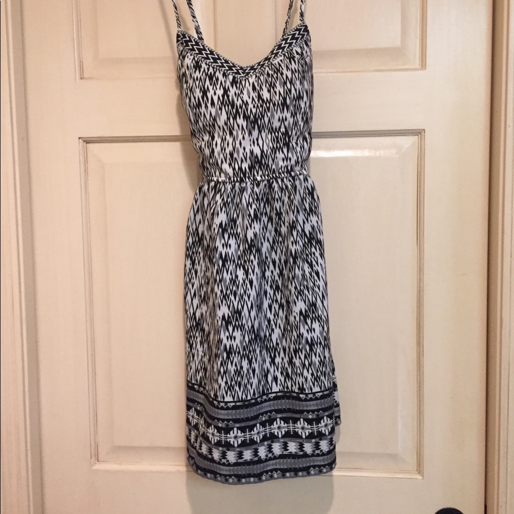 Black and white sun dress